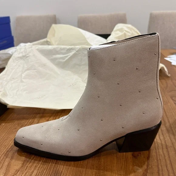 RAG & BONE Suede Joni Zip Studded Booties - Picture 11 of 16